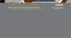 Desktop Screenshot of olsonsteel.com