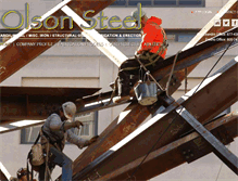 Tablet Screenshot of olsonsteel.com